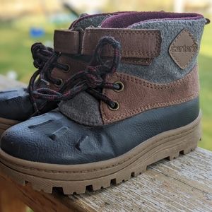 Size 9 little boys Carter's boots